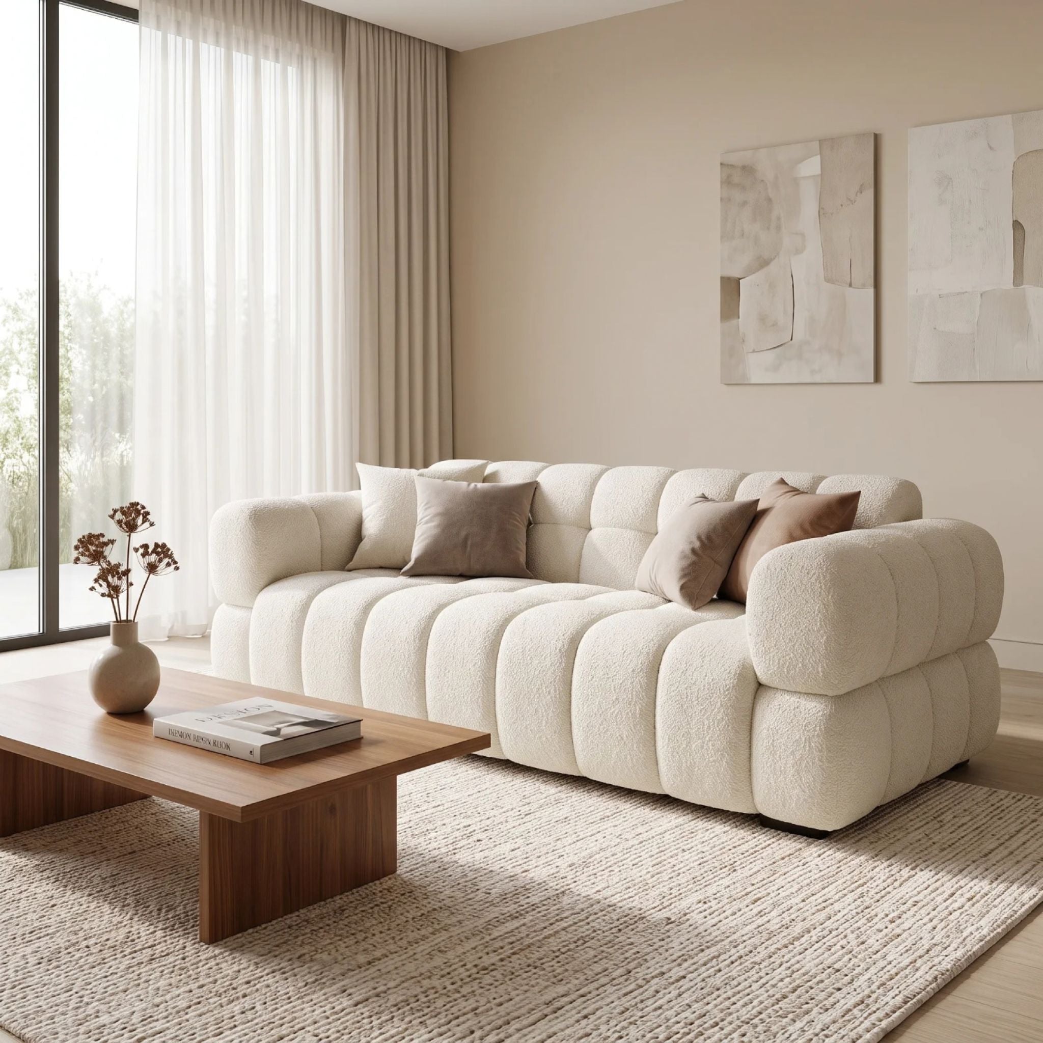 Marshmallow Tufted Block Sofa