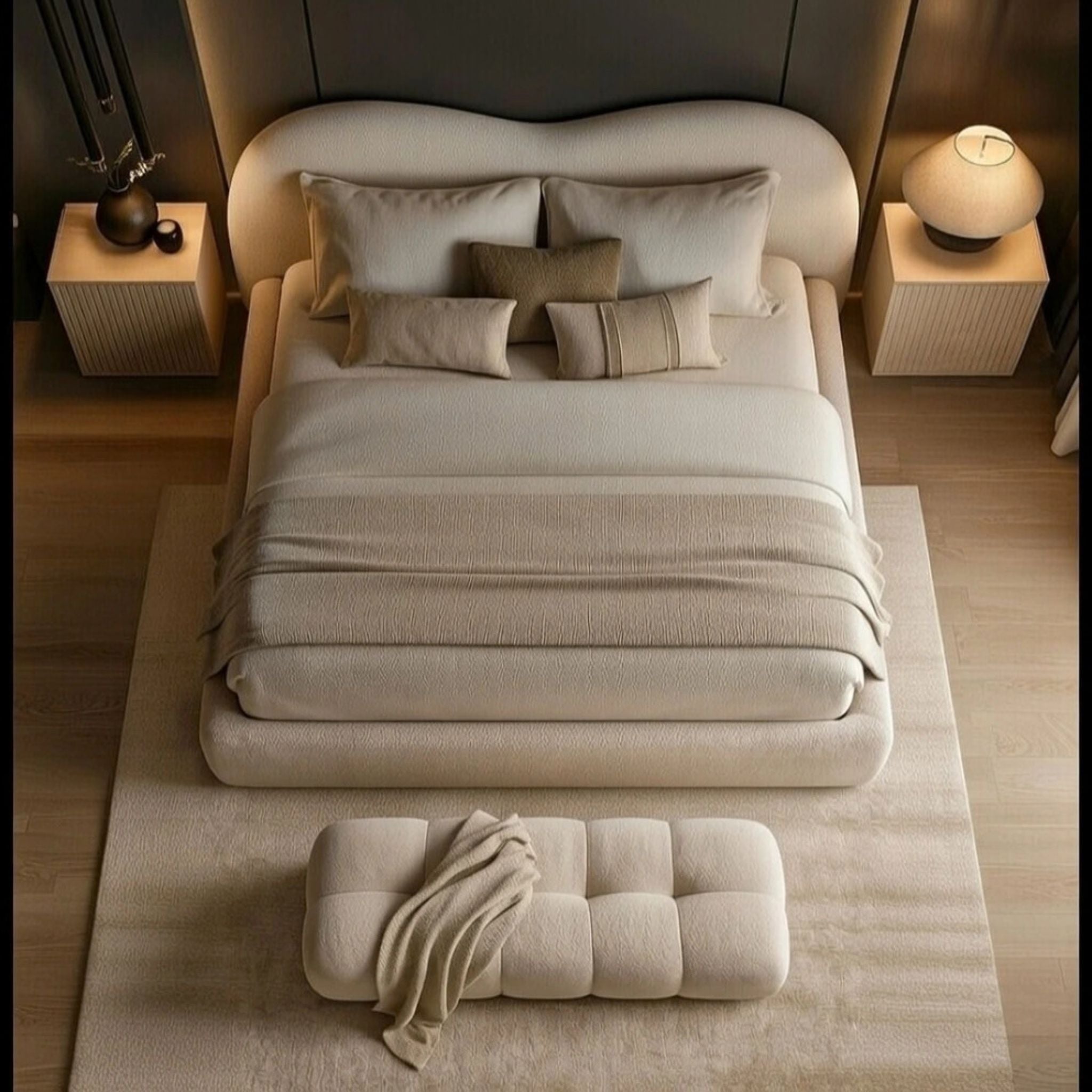 Sereno Cloud Boucle Bed Set