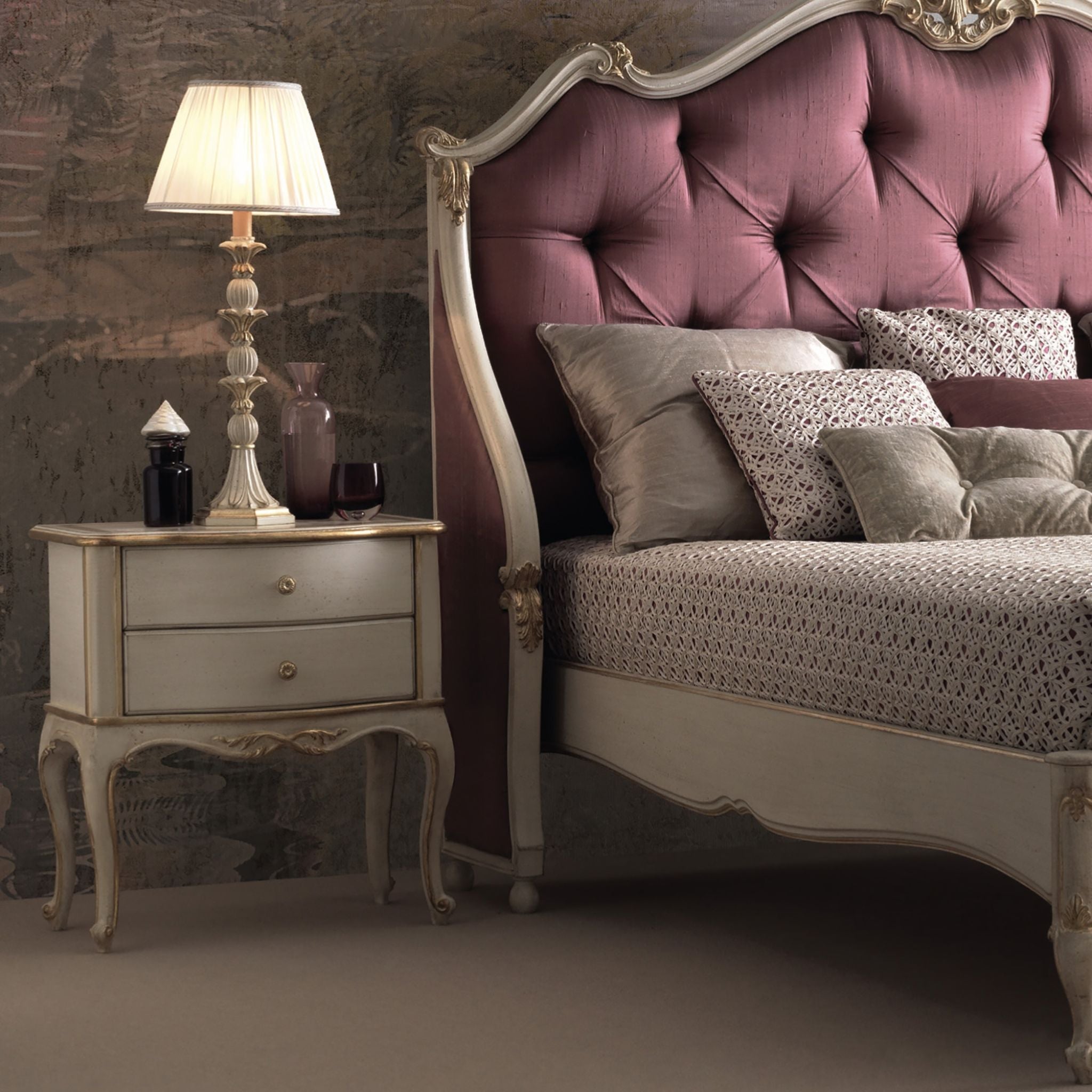 Royal Crown Tufted Bed