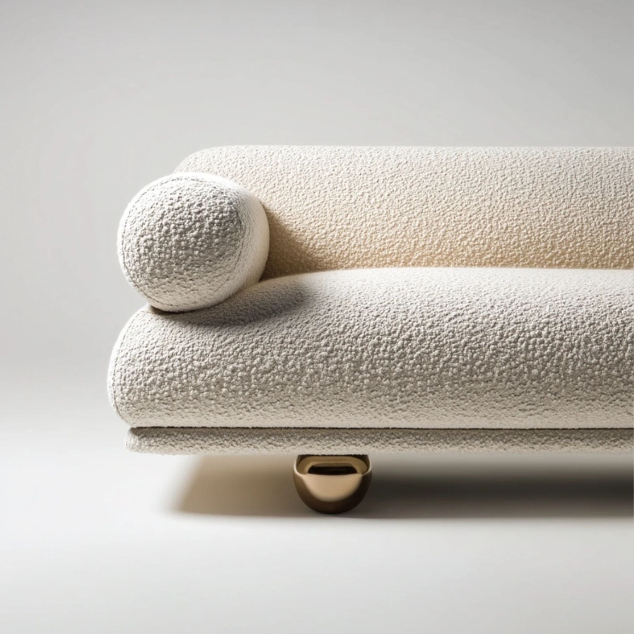 Aurelia Bouclé 3-Seater Sofa