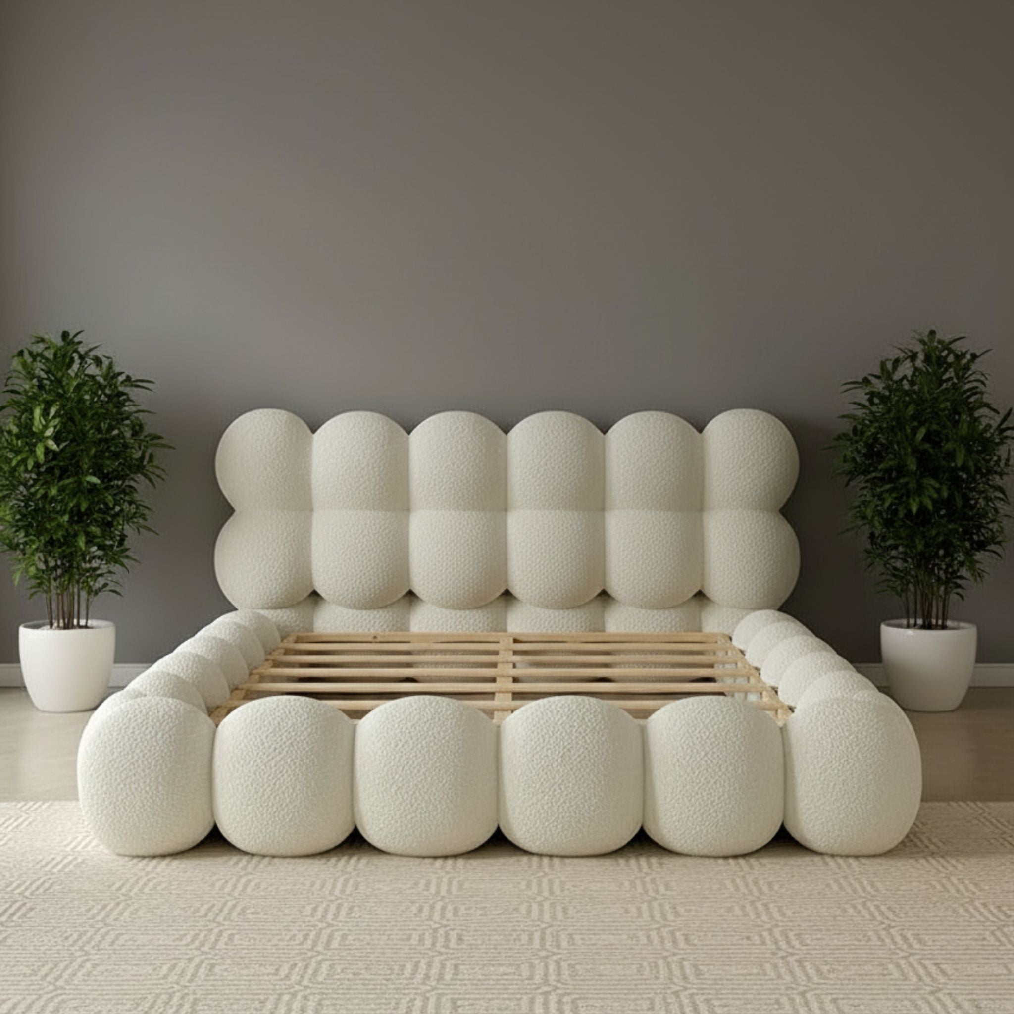 Bubble Boucle Bed